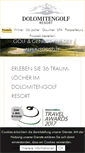 Mobile Screenshot of dolomitengolf-resort.com